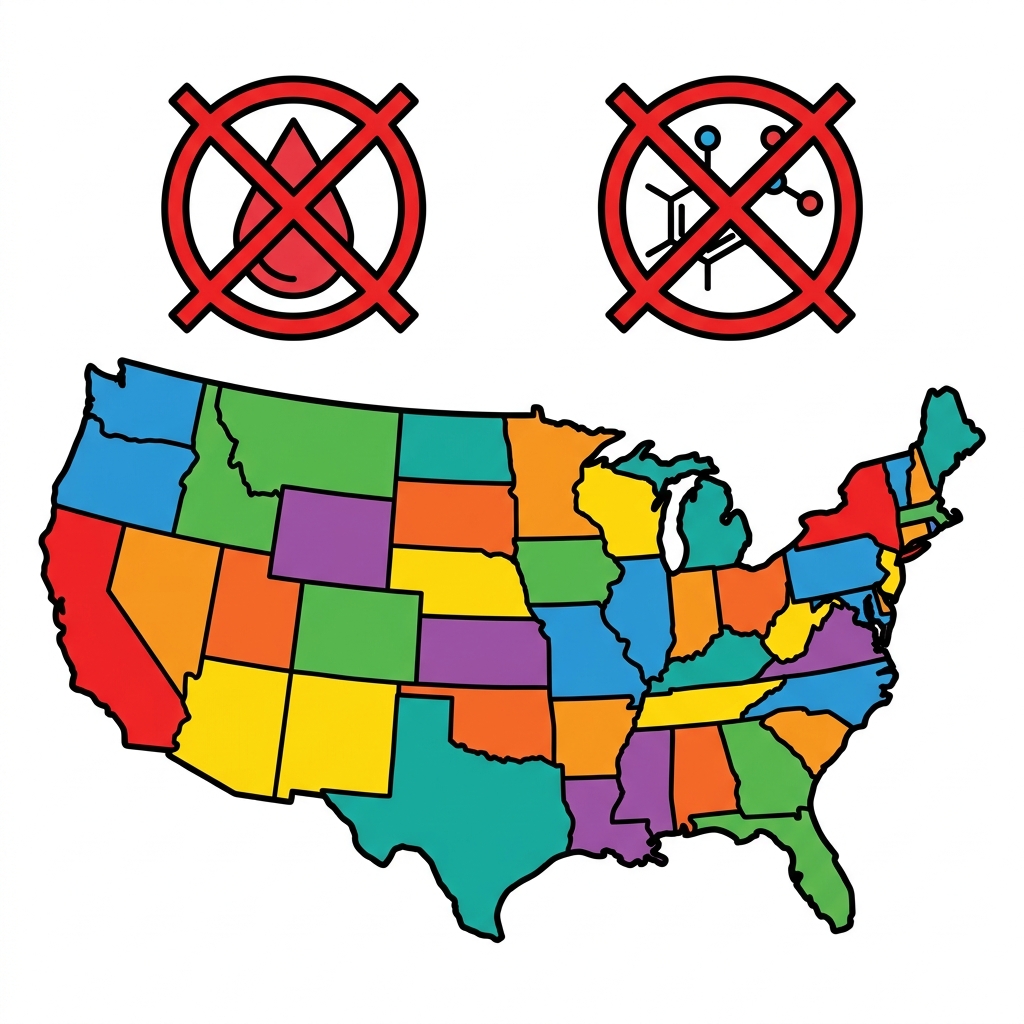 State-by-state food ingredient bans across America