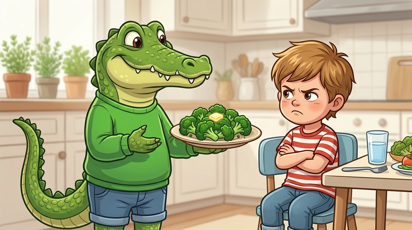 Feeding the Kid Who Thinks Green Is Poison